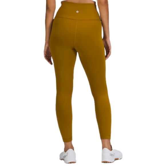 Lululemon Wunder Train Leggings High Rise Tight 25" Gold Spice Women's Size 18 - Picture 3 of 16